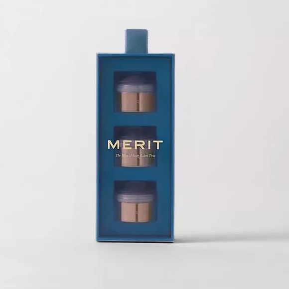 Merit Mini Flush Balm Cream Blush Trio Set NEW. Lmt. Ed. - Picture 12 of 13